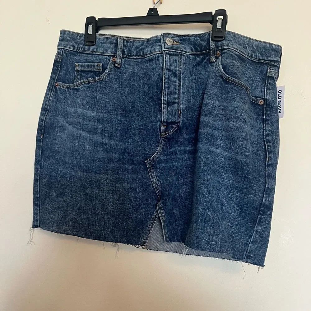 Old Navy Blue Denim Skirt